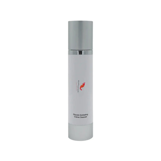 Miyabi Corazon Glycolic Exfoliating Cleanser in sleek packaging for radiant, smooth skin. Natural cruelty-free skincare.